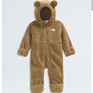 The North Face Tan Fleece Kids Footie